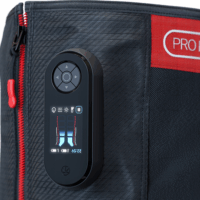 Therabody JetBoots PRO Plus Kompressziós lábmasszírozó (L) - Fekete