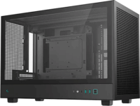 DEEPCOOL CH260 WOOD Midi Torony Számítógépház - Fekete