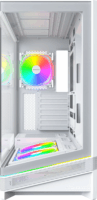 Montech SKY 3 Midi Torony Számítógépház + 3db 120mm ventilátor - Fehér