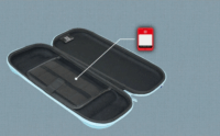 HORI Slim Tough Pouch Nintendo Switch 2 konzol védőtok - Világoskék