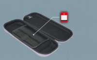 HORI Slim Tough Pouch Nintendo Switch 2 konzol védőtok - Levendula