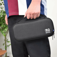 HORI Slim Tough Pouch Nintendo Switch 2 konzol védőtok - Fekete