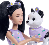 Mattel Barbie Twinning looks Kiskedvenc divatduó - Lila
