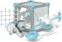Schleich 42766 Eldrador Creatures Csatabarlang jégoroszlán játékfigura
