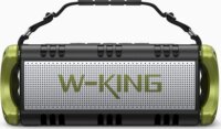 W-KING D8 Hordozható Bluetooth Hangszóró 50W - Fekete/Zöld