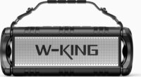 W-KING D8 Hordozható Bluetooth Hangszóró 50W - Fekete/Ezüst