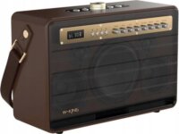 W-KING K6L Hordozható Bluetooth Hangszóró 120W - Fekete/Barna