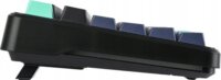 AULA F87 Pro GrayWood V4 RGB Gasket Tri-Mode Mechanikus Wireless Gaming Billentyűzet US - Fekete/Ciánkék