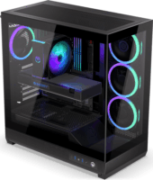 ENDORFY Fishtank 6000 Corona Midi Torony Számítógépház + 4db 120mm ventilátor - Fekete