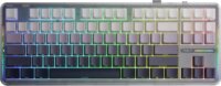 AULA F87 SpaceCrystal RGB Gasket Tri-Mode Mechanikus Wireless Gaming Billentyűzet US - Szürke