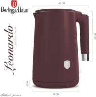 Berlinger Haus LP-BH-272 Leonardo Vízforraló 1,7L 1400 Watt - Bordó