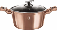 Berlinger Haus BH/6194 Metallic Lábas Üveg fedővel Ø 30 cm 8L - Rosegold