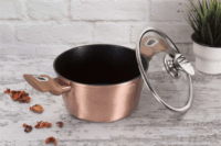 Berlinger Haus BH/6194 Metallic Lábas Üveg fedővel Ø 30 cm 8L - Rosegold