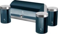 Berlinger Haus BH/6734 Metallic Aquamarine Rozsdamentes acél ételtároló készlet 1,4L + Kenyértartó (4 db