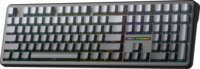 AULA F108 Nimbus V3 RGB Gasket Tri-Mode Mechanikus Wireless Gaming Billentyűzet US - Szürke