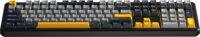 AULA F108 Volcano RGB Switch RGB Gasket Tri-Mode Mechanikus Wireless Gaming Billentyűzet US - Szürke/Narancssárga/Sötétszürke