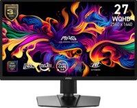 MSI 26.5" MAG 272QPDE 16:9 QHD QD-OLED Gaming Monitor - Fekete