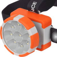 Ledvance 4099854175527 Akkus Led Fejlámpa 100 Lumen - Narancssárga / Szürke