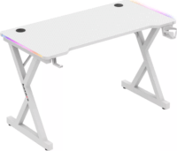 Huzaro Hero 2.3 RGB Gamer asztal 120 x 60 x 72 cm - Fehér