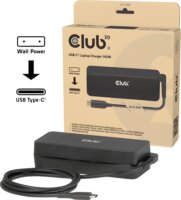 Club 3D CAC-1932 Univerzális USB-C Notebook Töltő Adapter 140W - Fekete