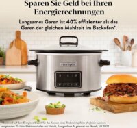 Crockpot CSC111X Elektromos Lassúfőző 3,5 L - Ezüst
