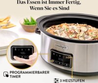 Crockpot CSC111X Elektromos Lassúfőző 3,5 L - Ezüst