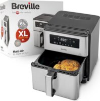 Breville VDF131X AirFryer Forrólevegős sütő 9L 1700 Watt - Ezüst