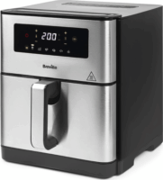 Breville VDF131X AirFryer Forrólevegős sütő 9L 1700 Watt - Ezüst