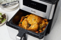 Breville VDF131X AirFryer Forrólevegős sütő 9L 1700 Watt - Ezüst