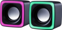Defender Solar 7 2.0 Aktív USB RGB Hangszóró 6W - Fekete