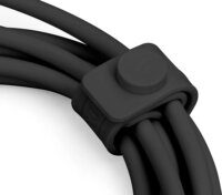 Digitus AK-600108-010-S USB-A 2.0 apa - Lightning apa MFi Adat és Töltőkábel 12W 1m - Fekete