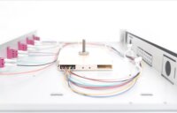Digitus DN-96330-4 LWL 1HE LC OM4 Optikai Patch Panel 6 port - Szürke