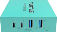 Turtle TAV-USBEXTKIT1 USB 3.2 Gen 1 5 Gbps Extender Kit Jeltovábbító 100m - 4 eszköz