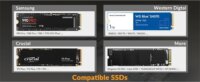 Orico IDPWM2-G2A-GY M.2 NVMe USB-C 3.2 Gen 2 Külső SSD Ház - Szürke
