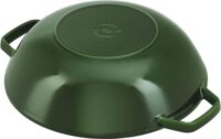 Staub 1004746 Öntöttvas Wok serpenyő fedéllel 30cm - Zöld