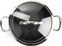 GreenPan Premiere Casserole Univerzális serpenyő Üveg fedéllel 26cm - Inox