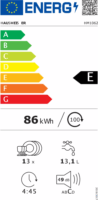 Hausmeister HM1062 Szabadonálló / Seépíthető mosogatógép 60cm 13 teríték - Fehér