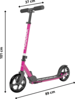 Hudora Hulajngoa Scooter Start 200 Összecsukható Gyerek Roller - Pink/Fekete