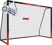 Hudora Pro Tect Advanced fém focikapu 300 cm - Fekete/Piros