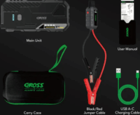 Caross T36 Akkus Autós indító zseblámpa funkcióval 800A 10000mAh