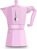 Bialetti Moka Exclusive 6 személyes Kotyogós kávéfőző - Rózsaszín