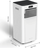 MeacoCool MC Serie Pro 9000 Okos 3 az 1-ben Mobil klíma 26 m² / 2,0 kW - Fehér