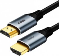 iBox ITVDPDVI012 DisplayPort - DVI 4K 30Hz Kábel 2m - Fekete/Ezüst