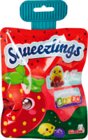 Simba Squeezlings Meglepetés zöldség-gyümölcs plüsfigura 8 cm