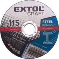 Extol Craft Fém Vágókorong Ø115 x 22,2 x 1,0mm (5db/csomag)