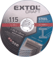 Extol Craft Fém Vágókorong Ø115 x 22,2 x 1,0mm (5db/csomag)