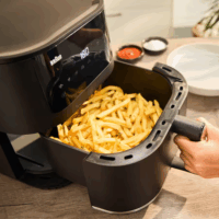 Braun HF5034IBK AirFryer Forrólevegős sütő 6L 1700 Watt - Fekete