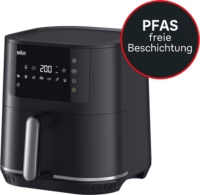 Braun HF5034IBK AirFryer Forrólevegős sütő 6L 1700 Watt - Fekete