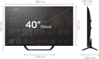 Tesla 40" 40E655BFS 16:9 FullHD LED Smart Google TV