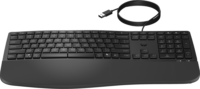 HP 480 Comfort Vezetékes Ergonomikus Billentyűzet ENG - Fekete
